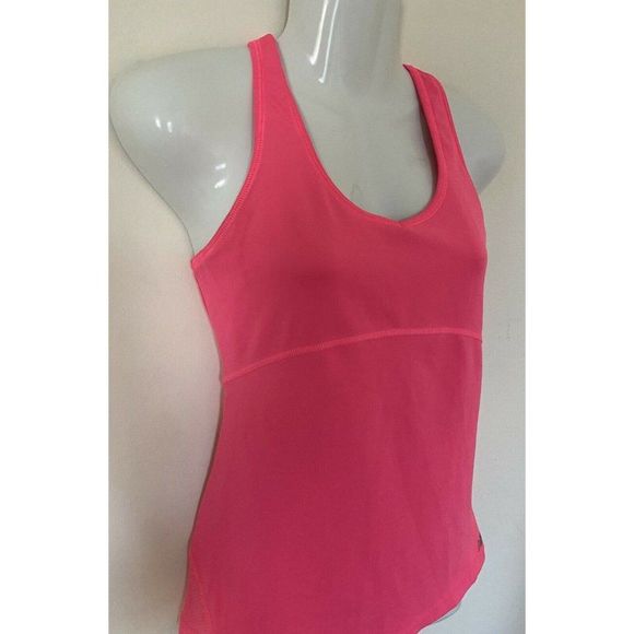 New Balance Women's Small Pink Fitness  Athletic Tank Racer Back Built-in Bra - Picture 5 of 8